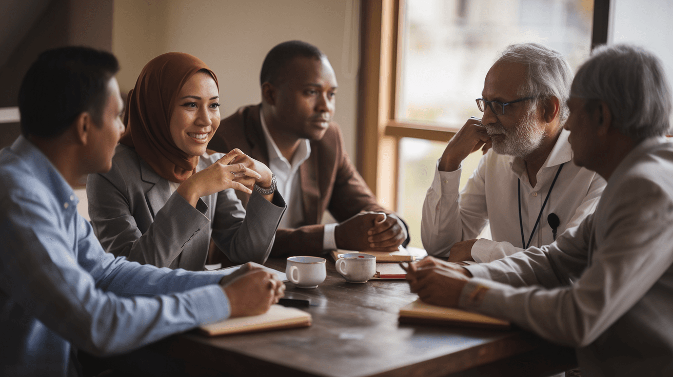 Diverse leaders in cross-cultural dialogue